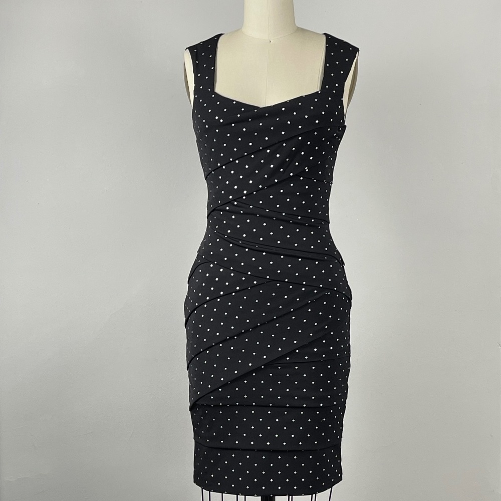 White House Black Market Black Dress Instantly Slimming, Size 0 Black